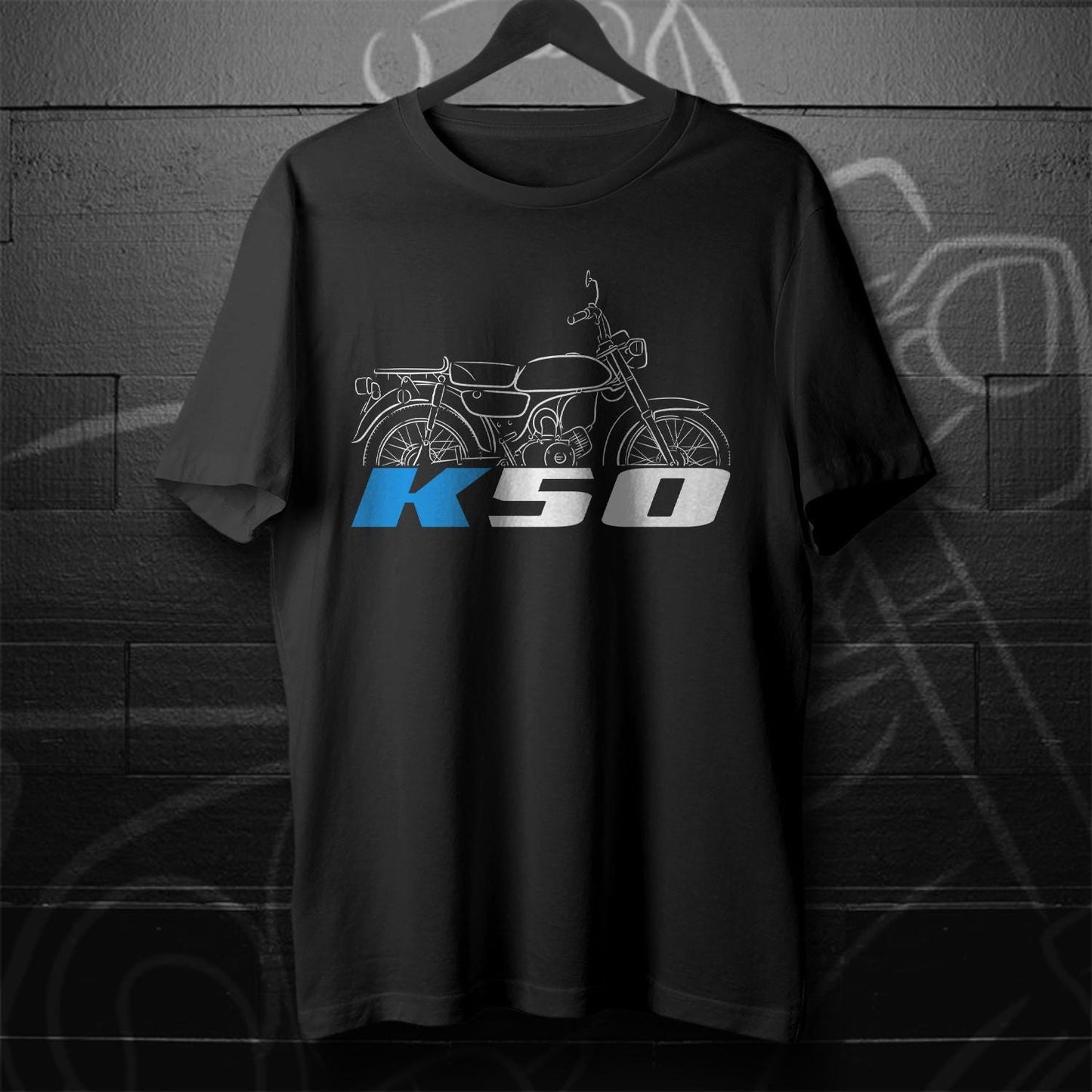 Suzuki K50 Inspired T-Shirt - Motorcycle Tee Shirt for Riders