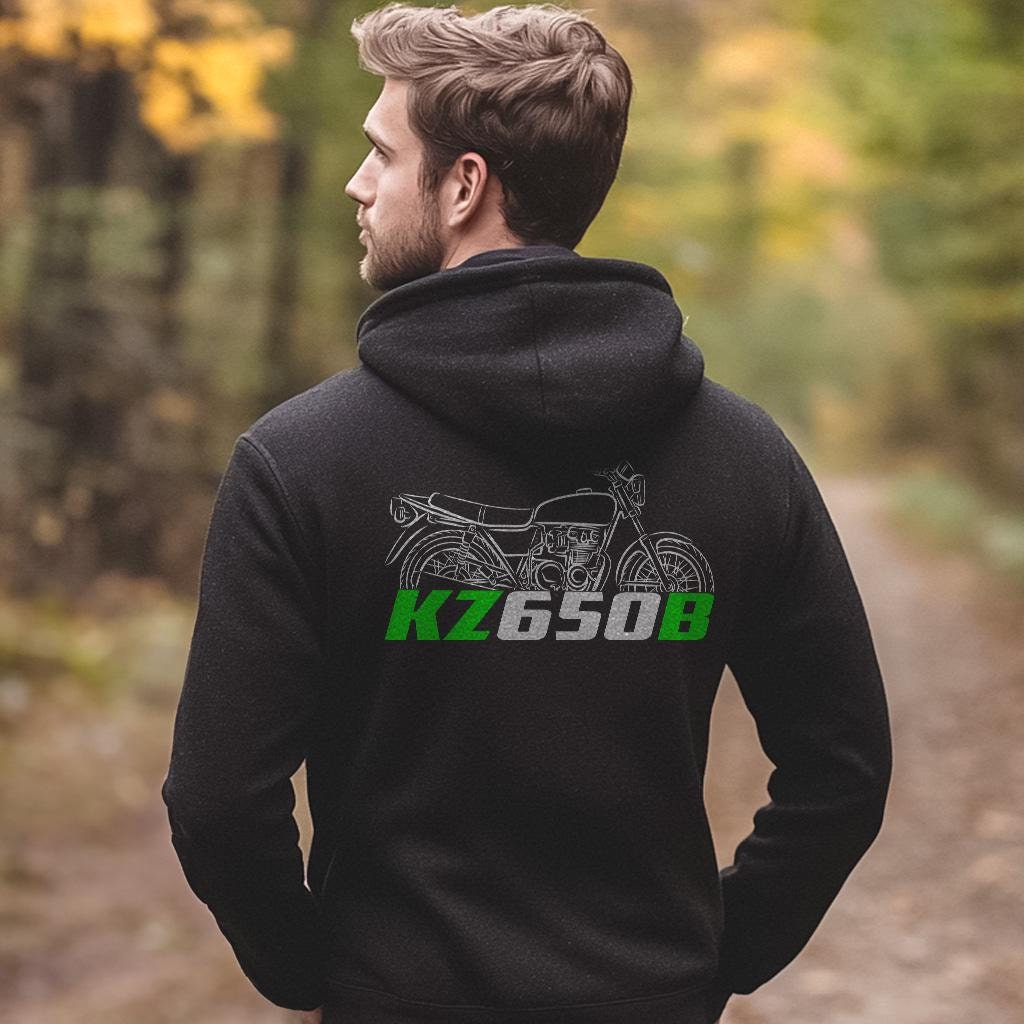 Kawasaki Z650B & KZ650B Inspired Hoodie - Motorcycle Sweatshirt for Riders