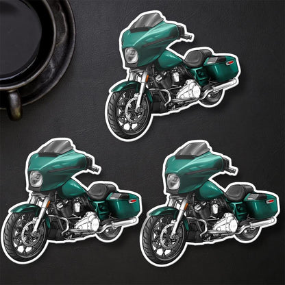 Harley Street Glide FLHX 2024 Stickers - Set of 3 Biker Motorcycle Decals