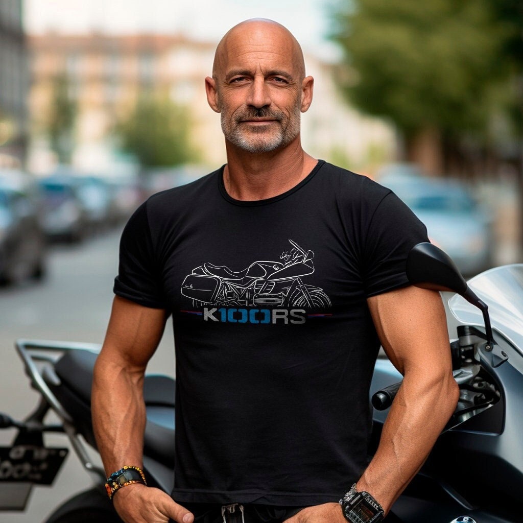 BMW K100 RS T-Shirt - Motorcycle Tee Shirt for Motorrad Riders