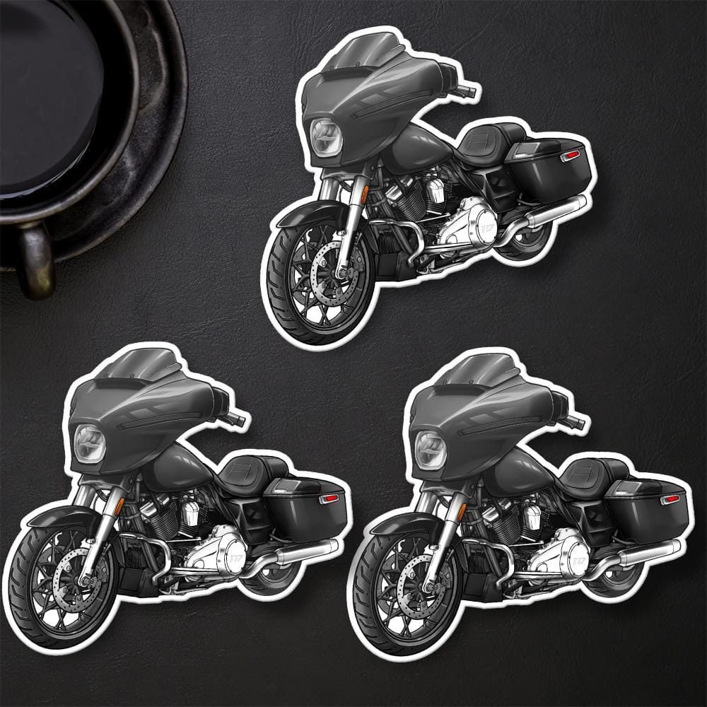 Harley Street Glide FLHX 2024 Stickers - Set of 3 Biker Motorcycle Decals