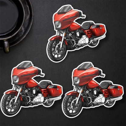 Harley Street Glide FLHX 2024 Stickers - Set of 3 Biker Motorcycle Decals