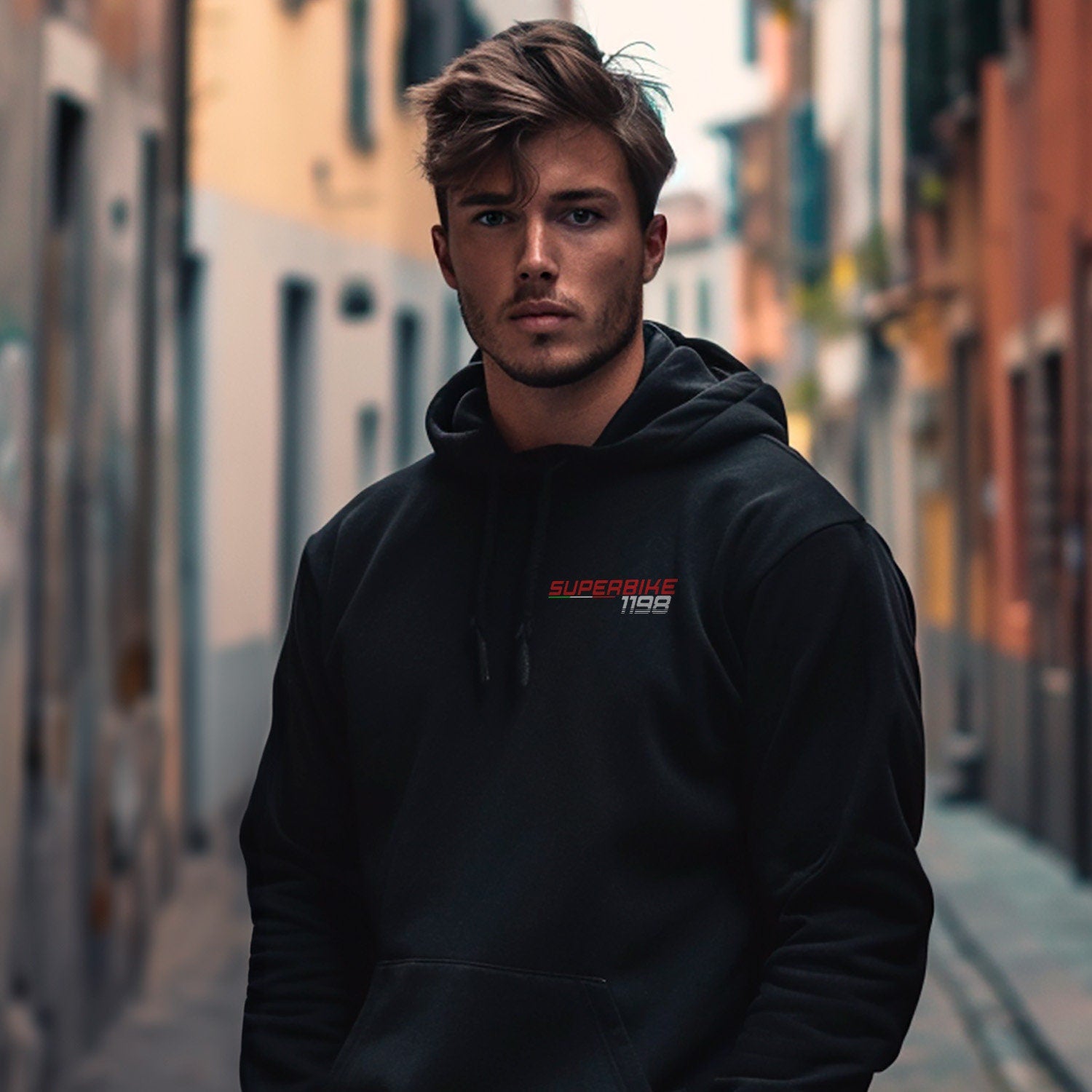 Ducati Superbike 1198 Inspired Hoodie - Motorcycle Sweatshirt for Riders