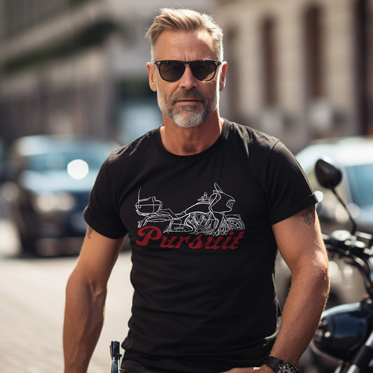 Indian Pursuit T-Shirt - Motorcycle Tee Shirt for Biker