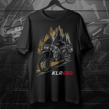 Kawasaki KLR 650 T-Shirt - Motorcycle Tee Shirt for ADV Riders