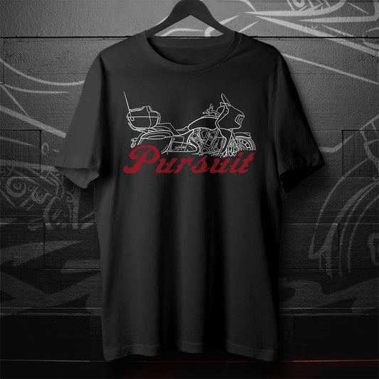 Indian Pursuit T-Shirt - Motorcycle Tee Shirt for Biker