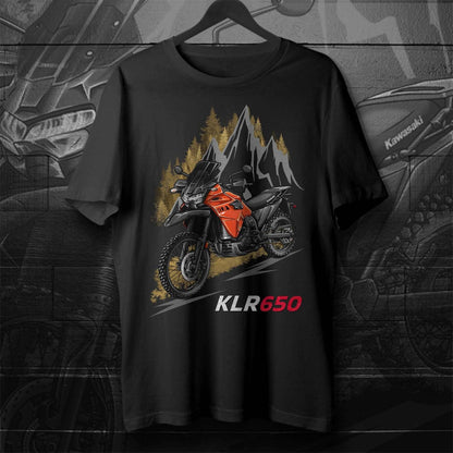 Kawasaki KLR 650 T-Shirt - Motorcycle Tee Shirt for ADV Riders
