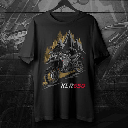 Kawasaki KLR 650 T-Shirt - Motorcycle Tee Shirt for ADV Riders