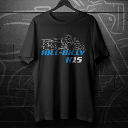 Suzuki K15 Hill-Billy Inspired T-Shirt - Motorcycle Tee Shirt for Riders