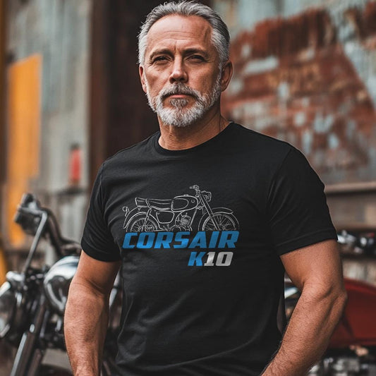 Suzuki K10 Corsair 1964 - 1966 Inspired T-Shirt - Motorcycle Tee Shirt for Riders