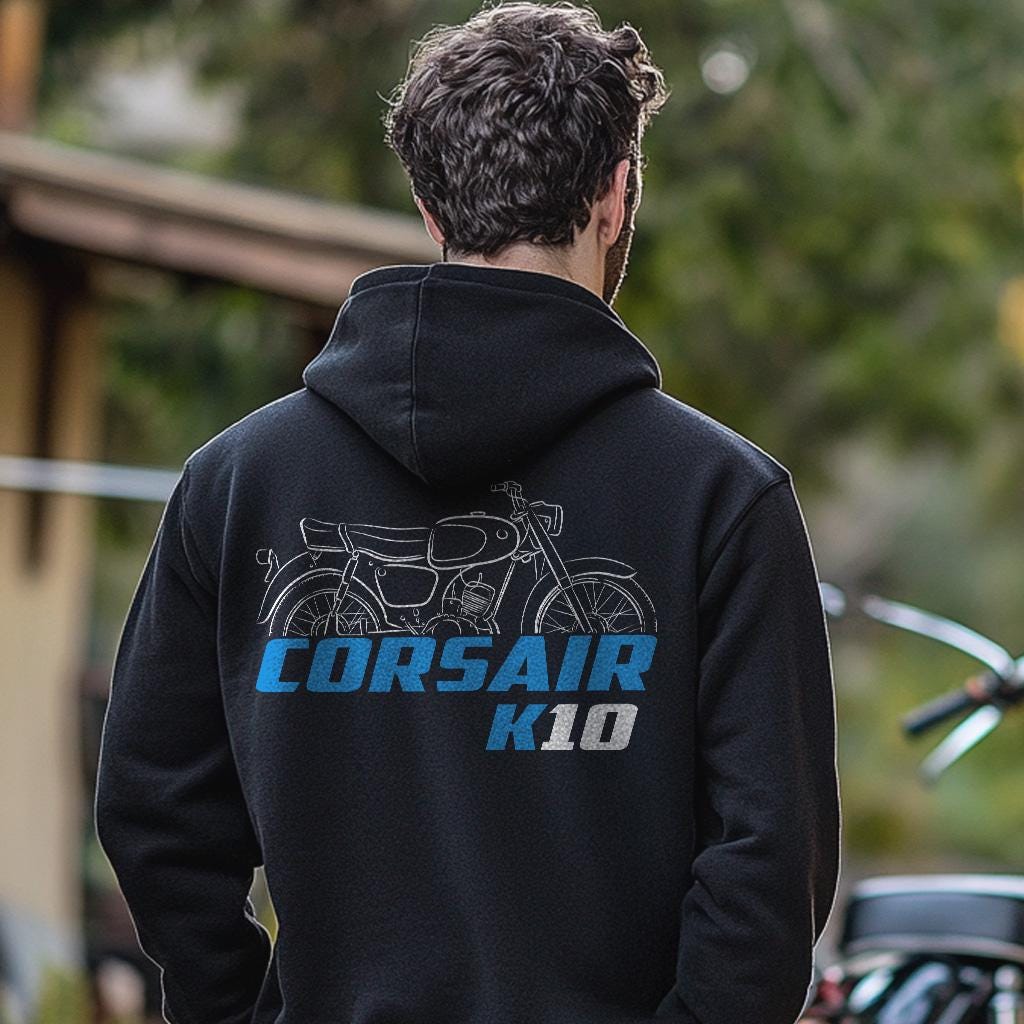 Suzuki K10 Corsair 1964 - 1966 Inspired Hoodie - Motorcycle Sweatshirt for Riders