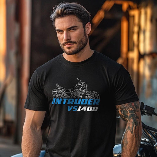 Suzuki VS1400 Intruder Inspired T-Shirt - Motorcycle Tee Shirt for Riders