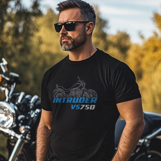 Suzuki VS750 Intruder Inspired T-Shirt - Motorcycle Tee Shirt for Riders