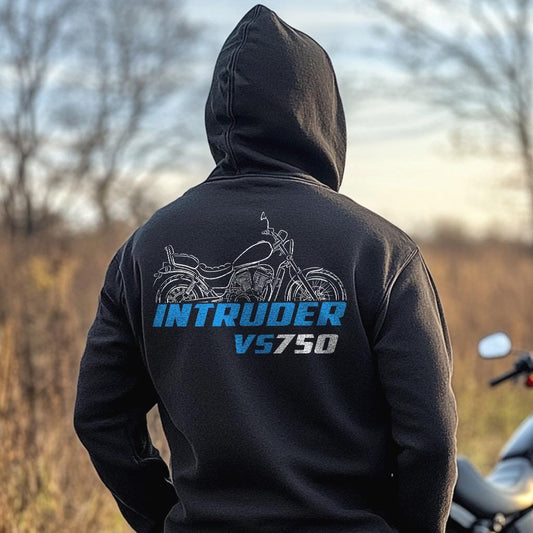 Suzuki VS750 Intruder Inspired Hoodie - Motorcycle Sweatshirt for Riders