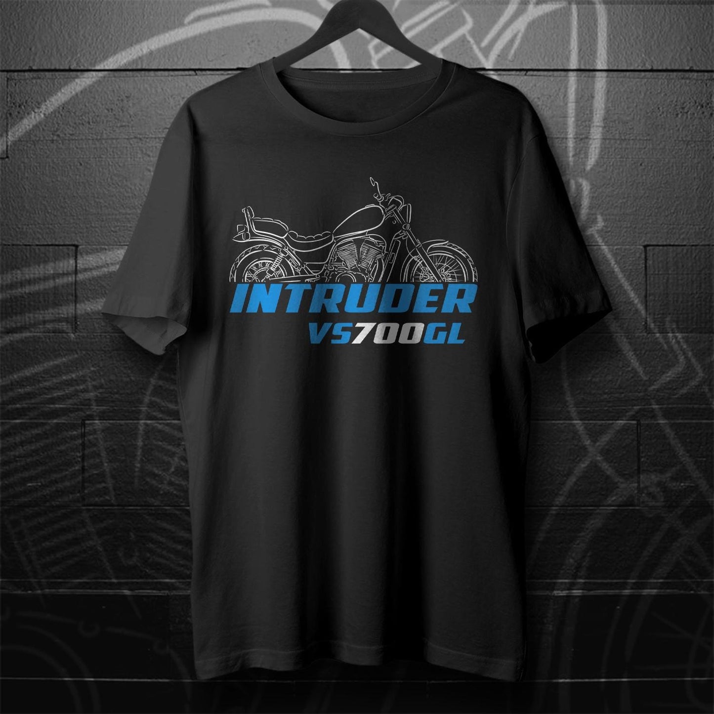 Suzuki VS700GL Intruder Inspired T-Shirt - Motorcycle Tee Shirt for Riders