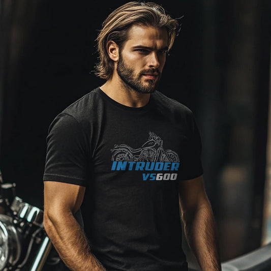 Suzuki VS600 Intruder Inspired T-Shirt - Motorcycle Tee Shirt for Riders
