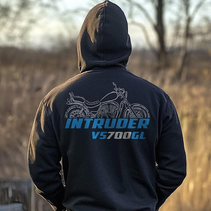 Suzuki VS700GL Intruder Inspired Hoodie - Motorcycle Sweatshirt for Riders