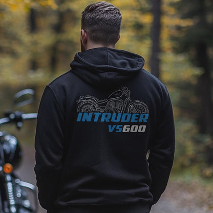 Suzuki VS600 Intruder Inspired Hoodie - Motorcycle Sweatshirt for Riders