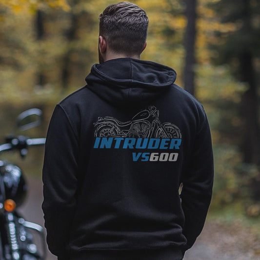 Suzuki VS600 Intruder Inspired Hoodie - Motorcycle Sweatshirt for Riders
