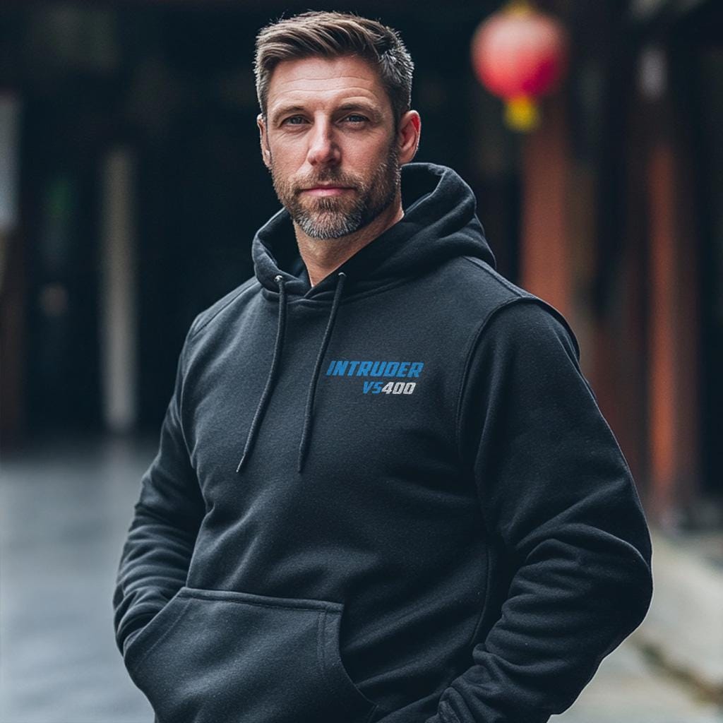 Suzuki VS400 Intruder Inspired Hoodie - Motorcycle Sweatshirt for Riders