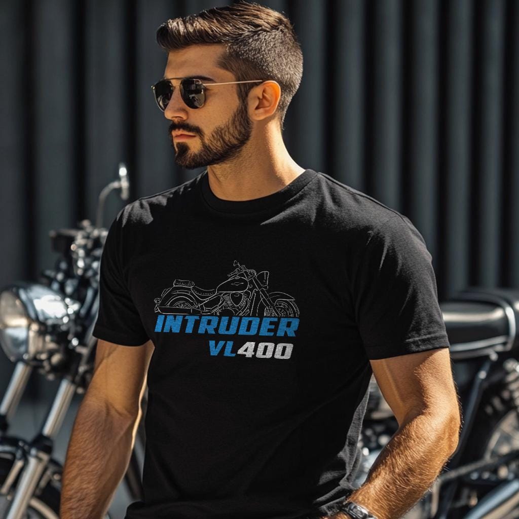 Suzuki VL400 Intruder Inspired T-Shirt - Motorcycle Tee Shirt for Riders