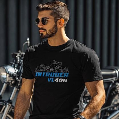 Suzuki VL400 Intruder Inspired T-Shirt - Motorcycle Tee Shirt for Riders