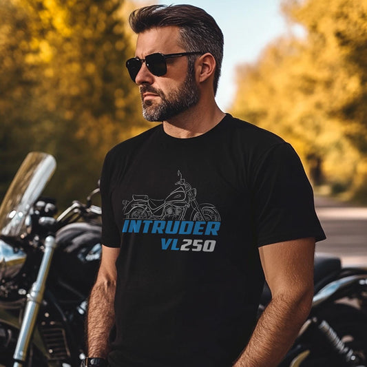 Suzuki VL250 Intruder LC Inspired T-Shirt - Motorcycle Tee Shirt for Riders