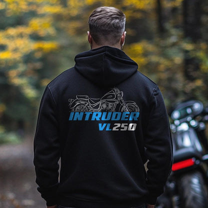 Suzuki VL250 Intruder LC Inspired Hoodie - Motorcycle Sweatshirt for Riders