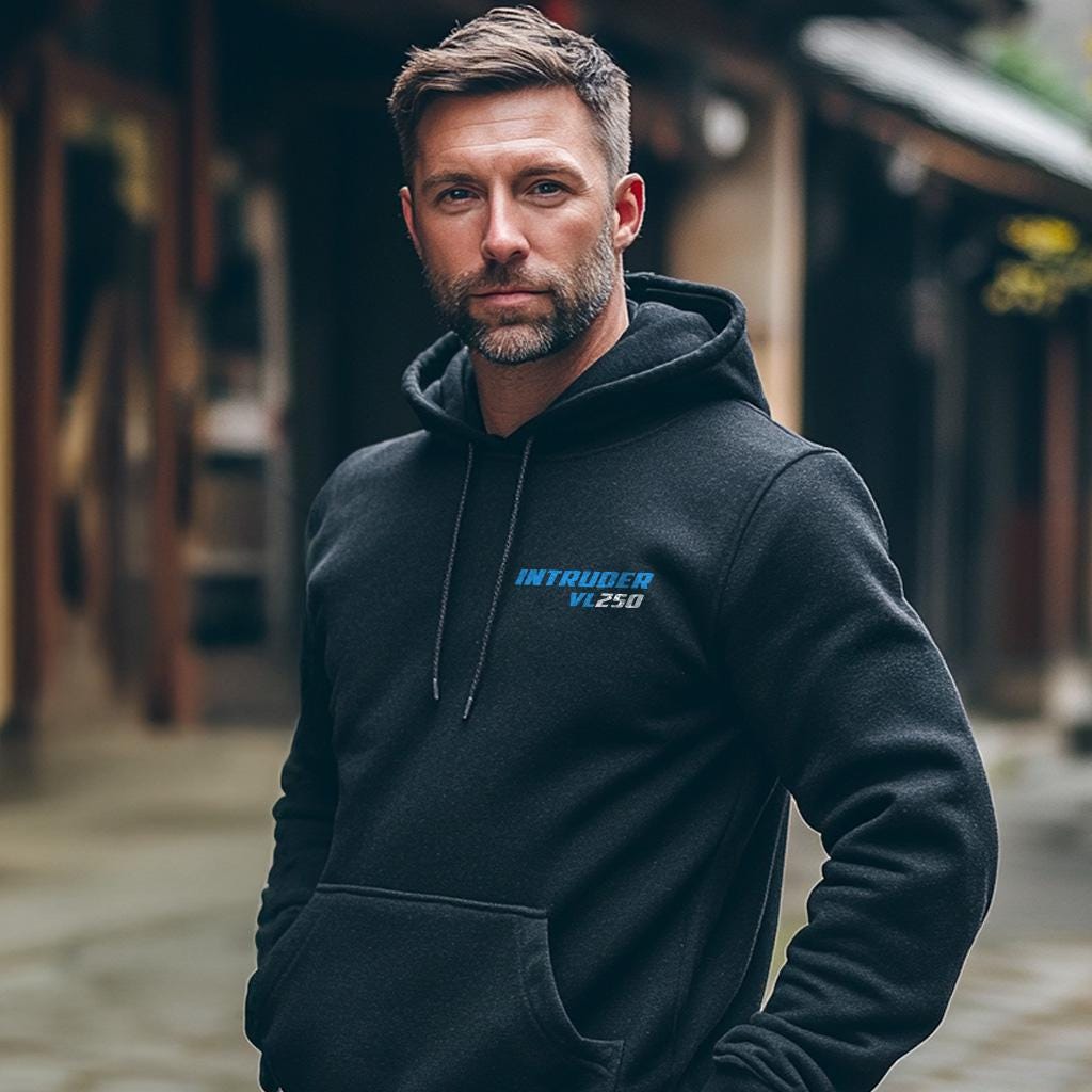 Suzuki VL250 Intruder LC Inspired Hoodie - Motorcycle Sweatshirt for Riders