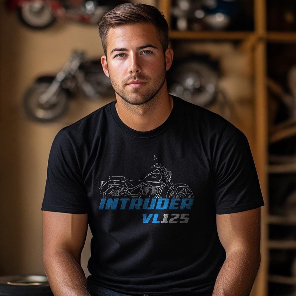 Suzuki VL125 Intruder LC Inspired T-Shirt - Motorcycle Tee Shirt for Riders
