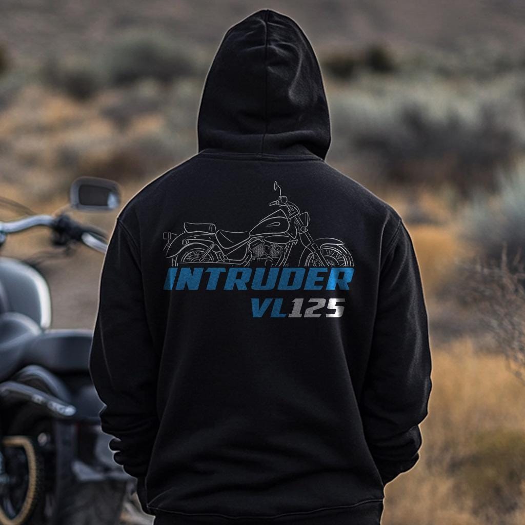 Suzuki VL125 Intruder LC Inspired Hoodie - Motorcycle Sweatshirt for Riders