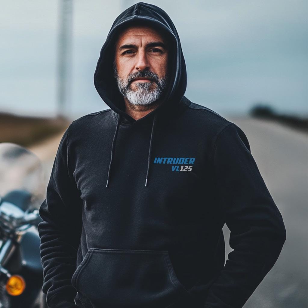 Suzuki VL125 Intruder LC Inspired Hoodie - Motorcycle Sweatshirt for Riders