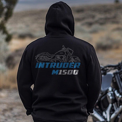 Suzuki Intruder M1500 Inspired Hoodie - Motorcycle Sweatshirt for Riders