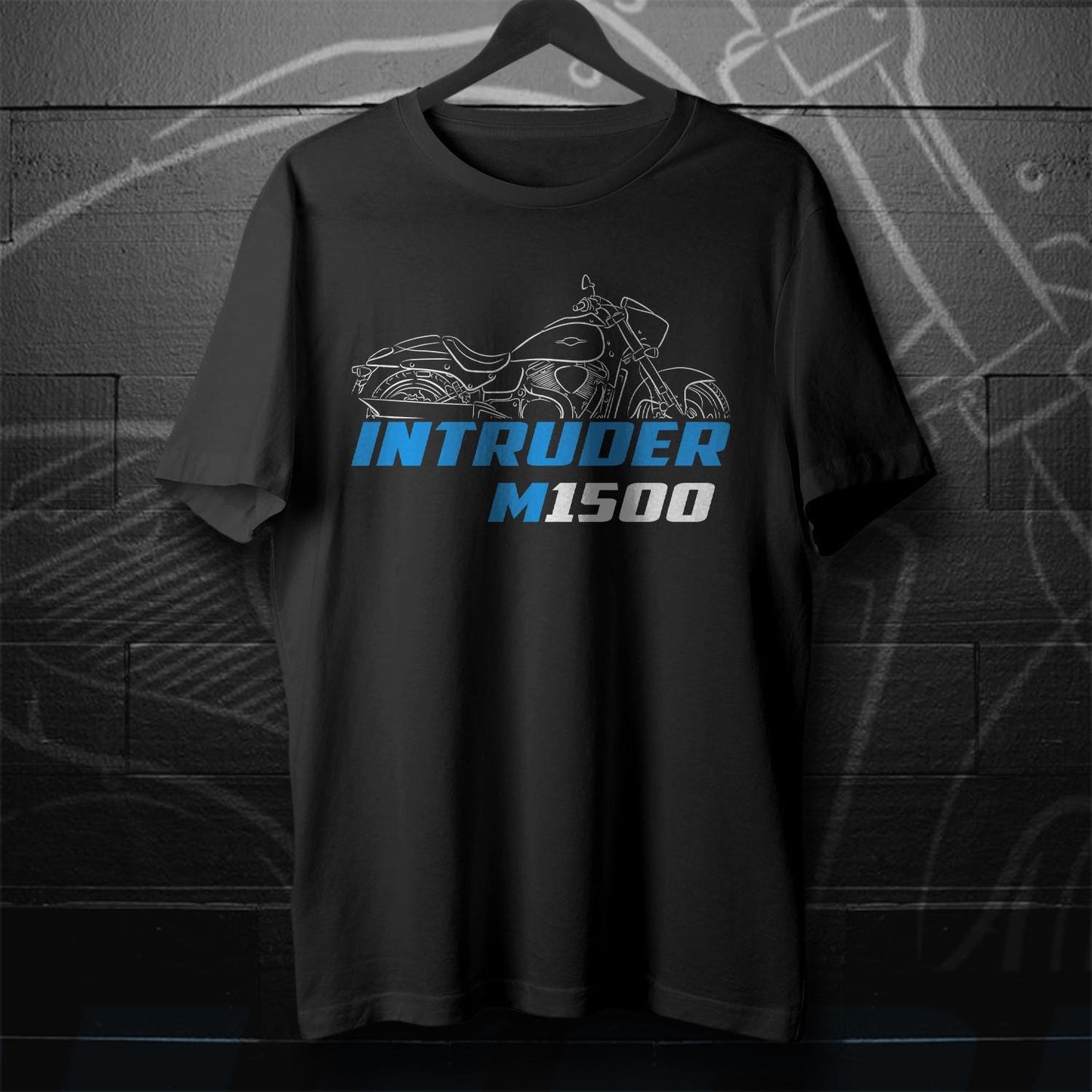 Suzuki Intruder M1500 Inspired T-Shirt - Motorcycle Tee Shirt for Riders
