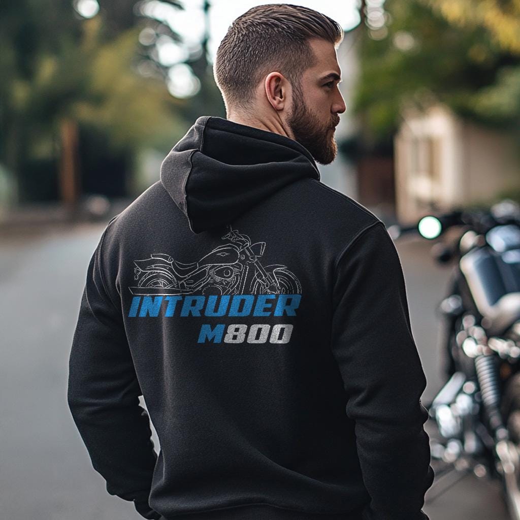 Suzuki Intruder M800 Inspired Hoodie - Motorcycle Sweatshirt for Riders