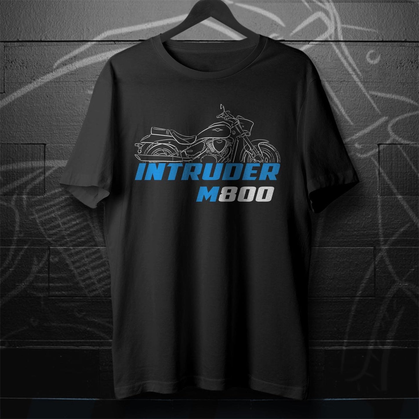 Suzuki Intruder M800 Inspired T-Shirt - Motorcycle Tee Shirt for Riders