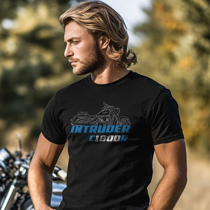 Suzuki Intruder C1800 R & RT Inspired T-Shirt - Motorcycle Tee Shirt for Riders