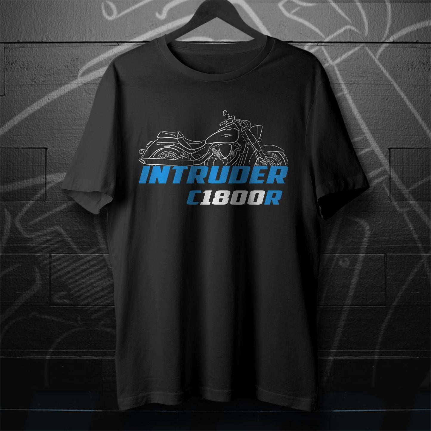 Suzuki Intruder C1800 R & RT Inspired T-Shirt - Motorcycle Tee Shirt for Riders