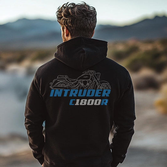 Suzuki Intruder C1800 R & RT Inspired Hoodie - Motorcycle Sweatshirt for Riders