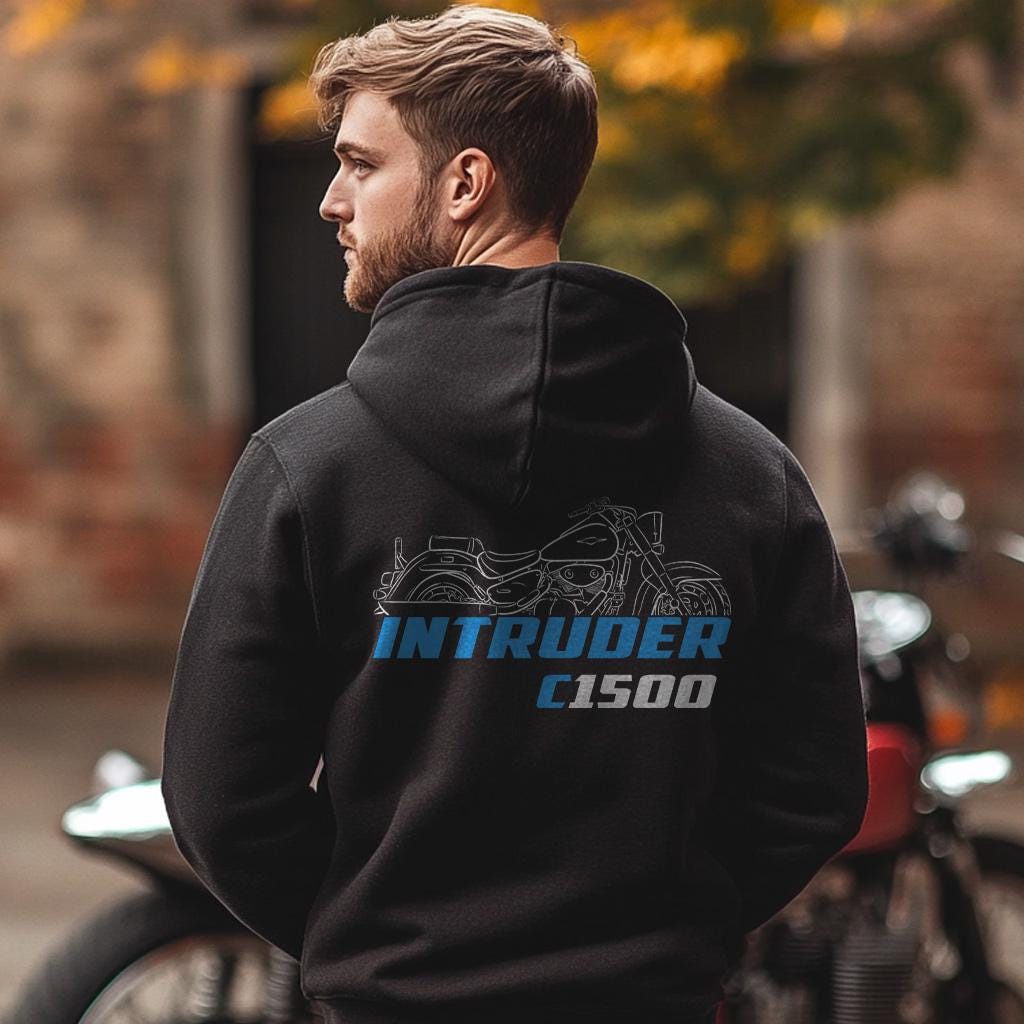 Suzuki Intruder C1500 & C1500T Inspired Hoodie - Motorcycle Sweatshirt for Riders