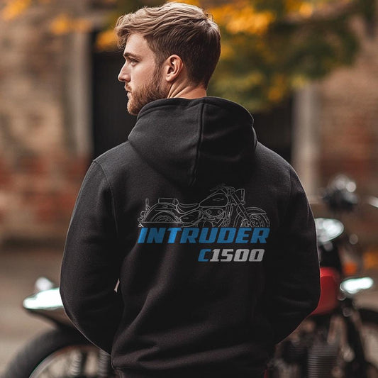 Suzuki Intruder C1500 & C1500T Inspired Hoodie - Motorcycle Sweatshirt for Riders