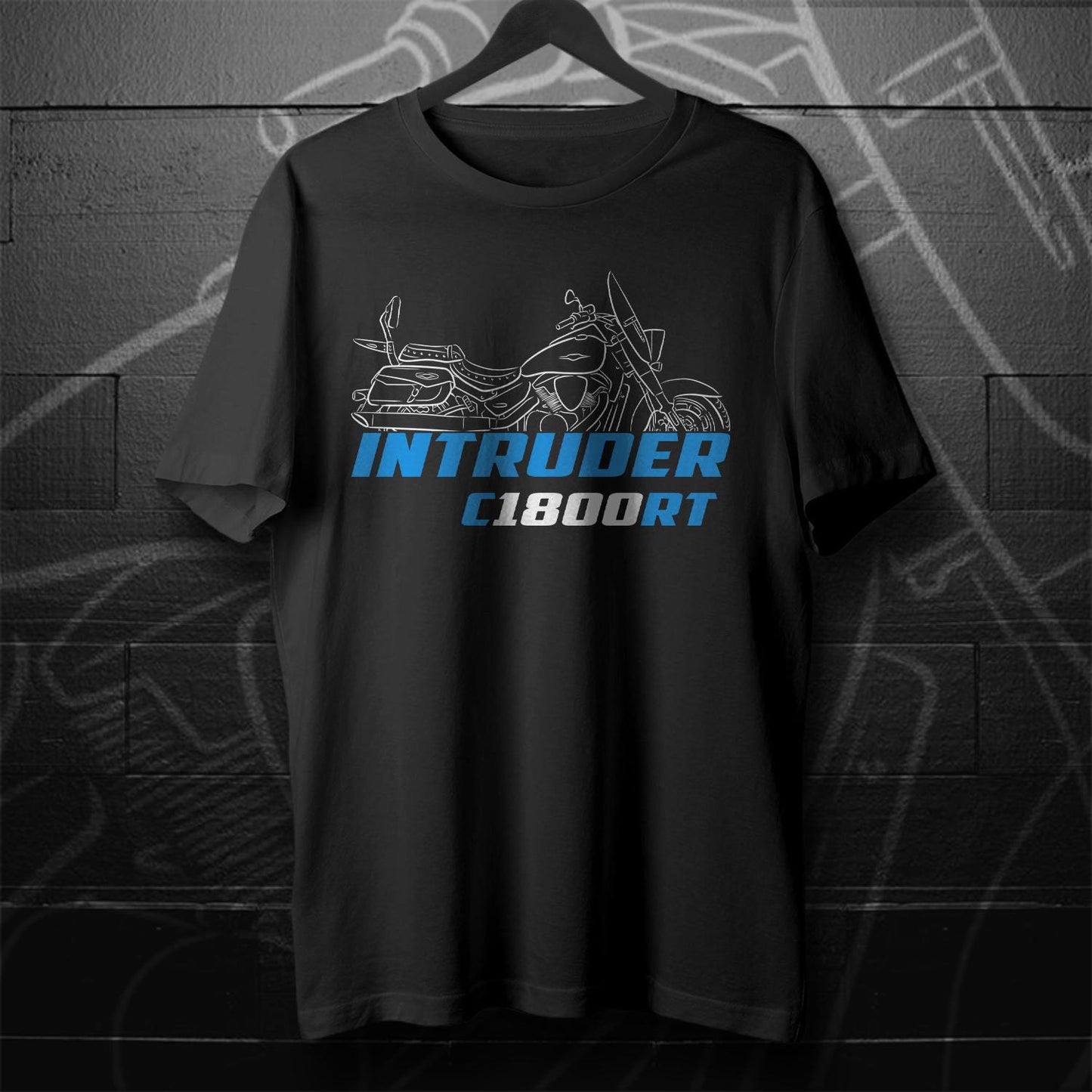 Suzuki Intruder C1800 R & RT Inspired T-Shirt - Motorcycle Tee Shirt for Riders