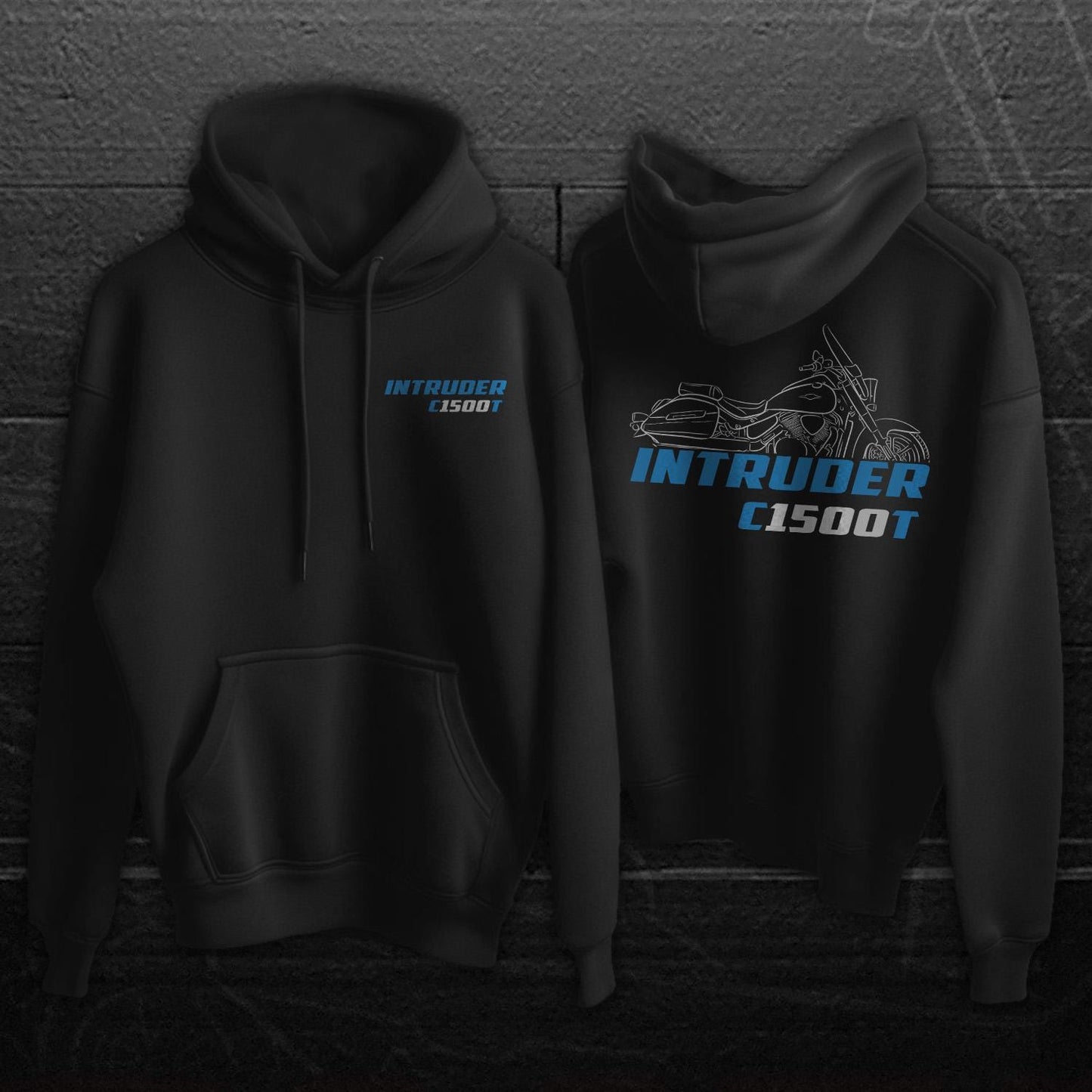 Suzuki Intruder C1500 & C1500T Inspired Hoodie - Motorcycle Sweatshirt for Riders