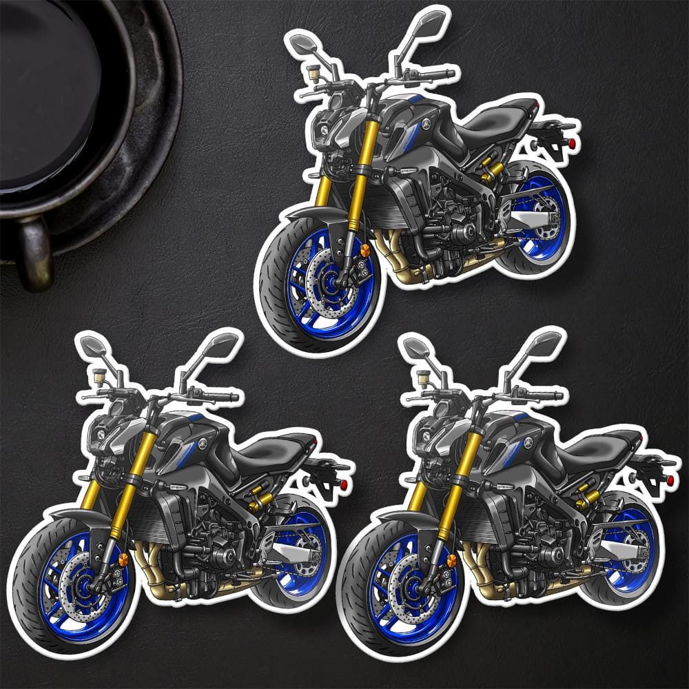 Yamaha MT-09 2021-23 Inspired Stickers - Set of 3 Motorcycle Decals