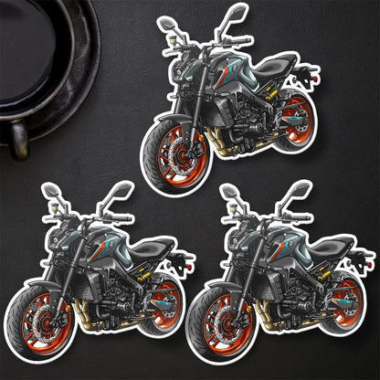 Yamaha MT-09 2021-23 Inspired Stickers - Set of 3 Motorcycle Decals