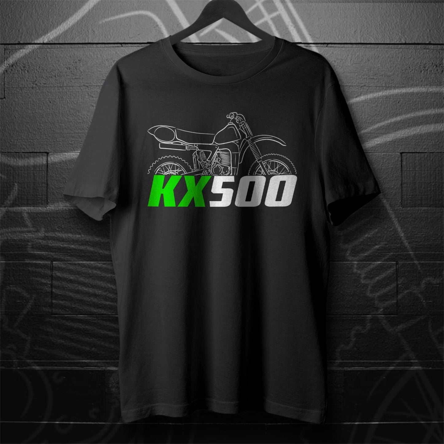 Kawasaki KX500 Inspired T-Shirt - Motorcycle Tee Shirt for Riders
