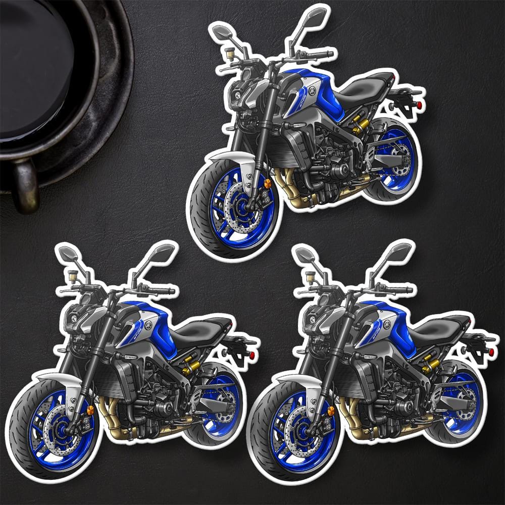 Yamaha MT-09 2021-23 Inspired Stickers - Set of 3 Motorcycle Decals