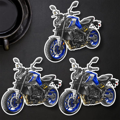 Yamaha MT-09 2021-23 Inspired Stickers - Set of 3 Motorcycle Decals