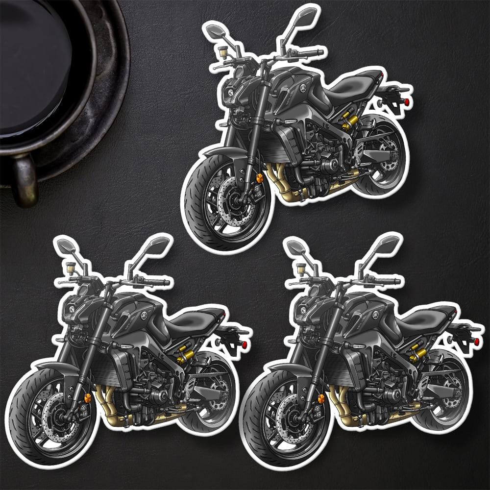 Yamaha MT-09 2021-23 Inspired Stickers - Set of 3 Motorcycle Decals