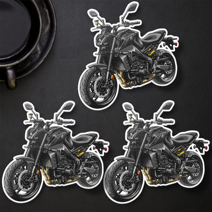 Yamaha MT-09 2021-23 Inspired Stickers - Set of 3 Motorcycle Decals